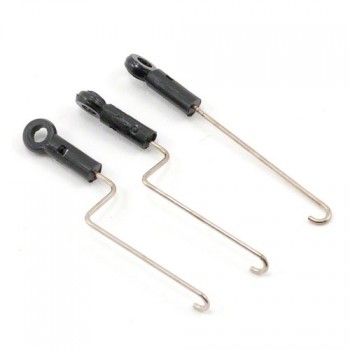 Servo Pushrod Set with ball link: 3pcs: mCP X